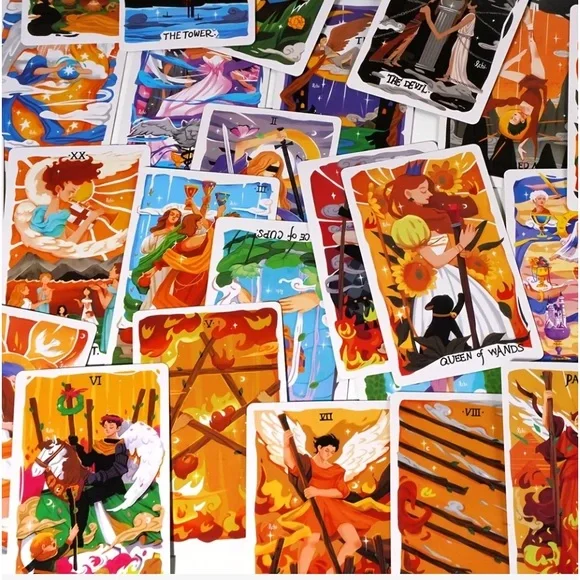 Sleepwalker Tarot Deck All Eyes Closed - 78 Cards QRCode PDF Guidebook NIP